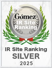 Gomez IR Site Ranking SILVER 2025
