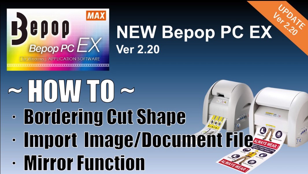 Bordering Cut Shape, Import Image and Document File, Mirror Function