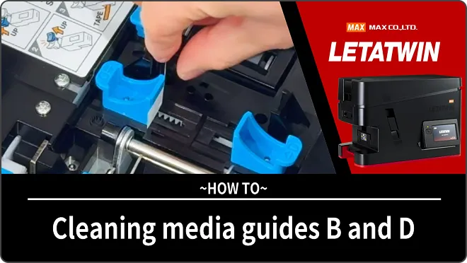 Cleaning media guides B and D