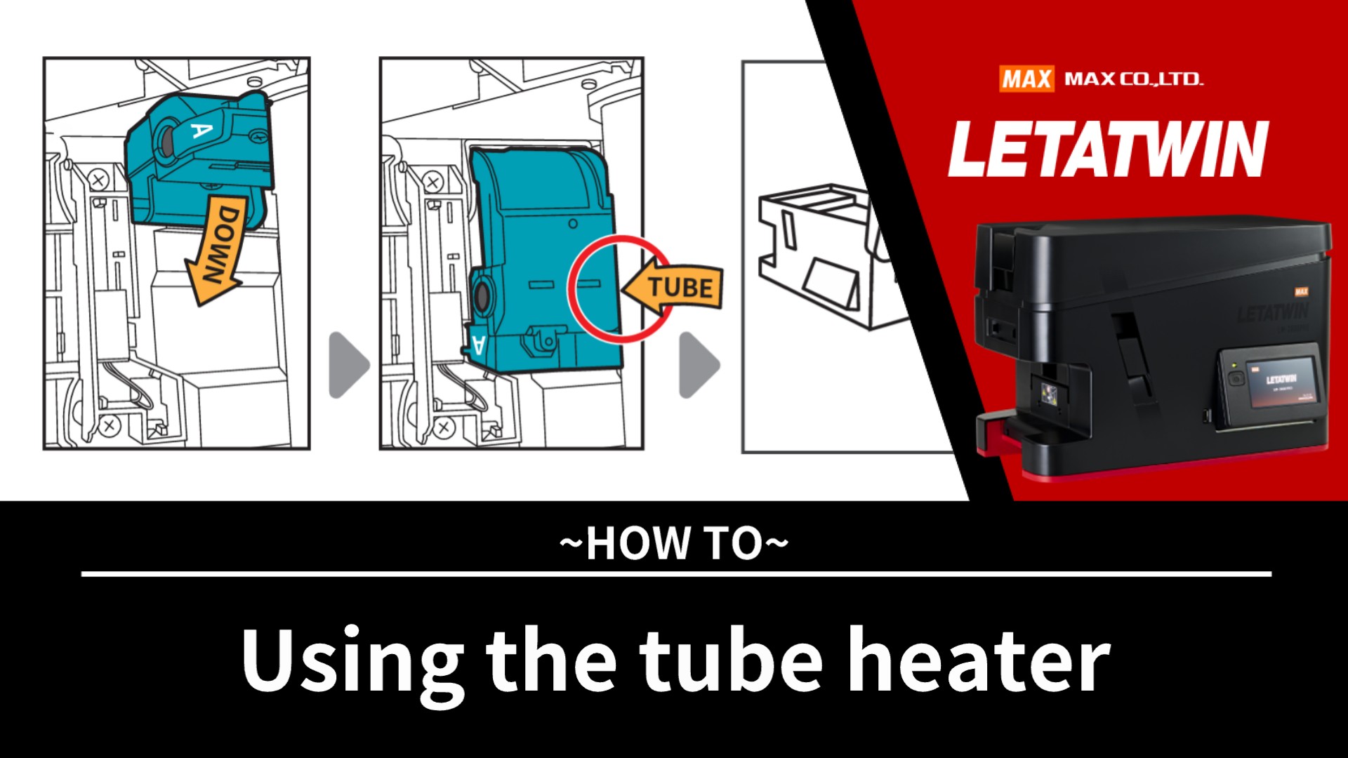 Using the tube heater