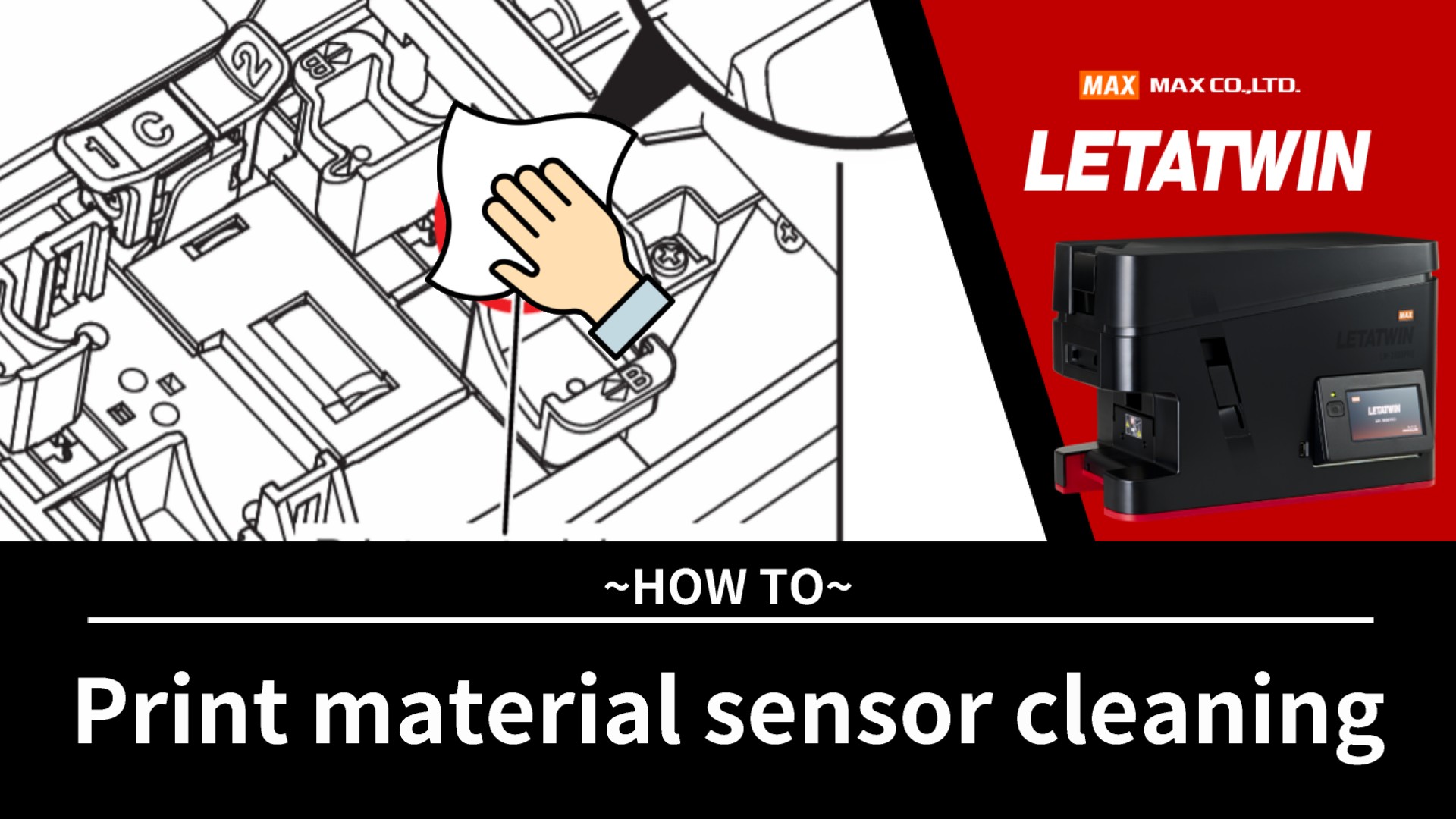 Print material sensor cleaning