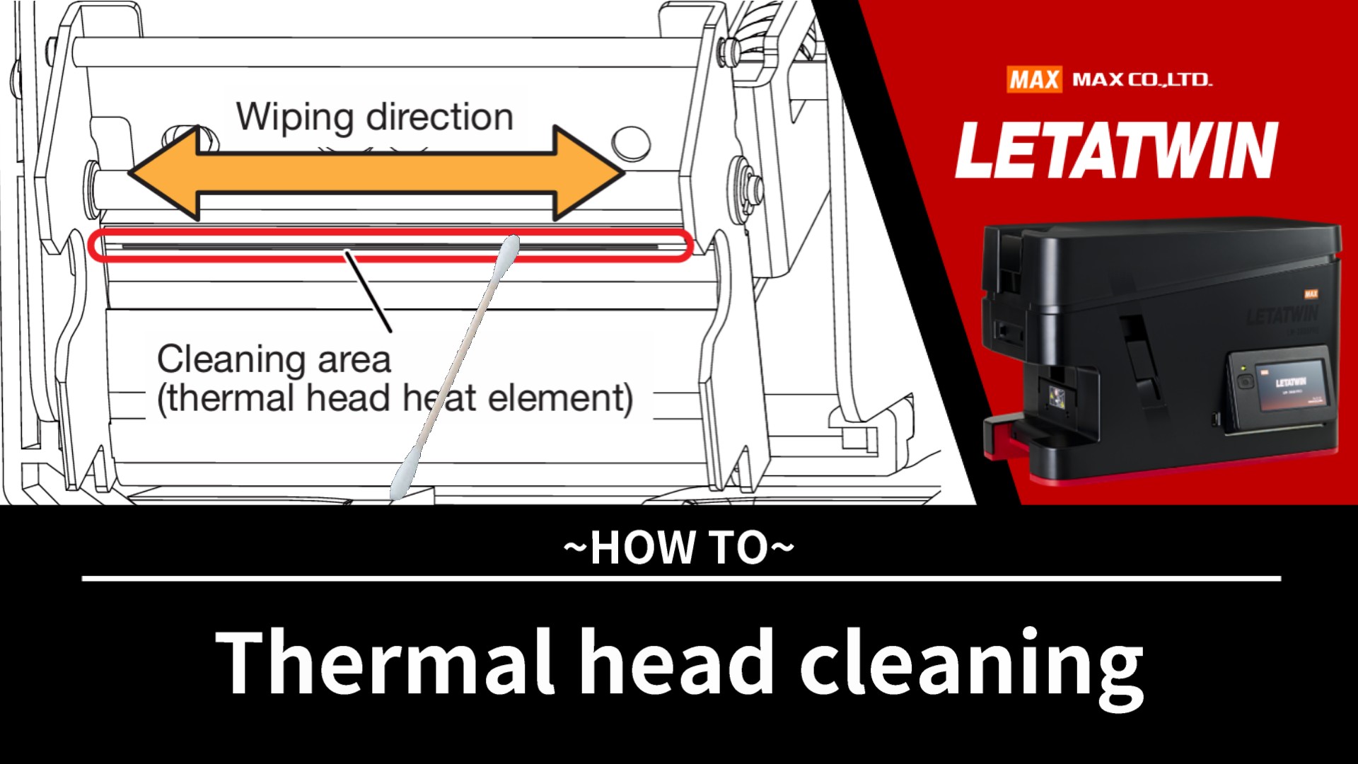 Thermal head cleaning