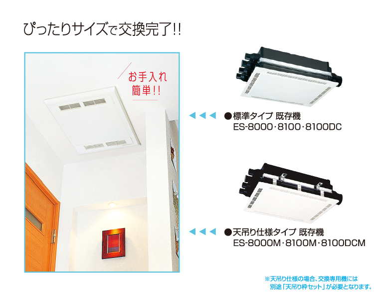 ERS-8100DC設置イメージ