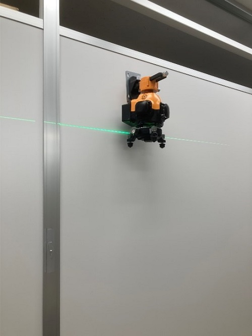 天井等の高所のレベル出しが可能