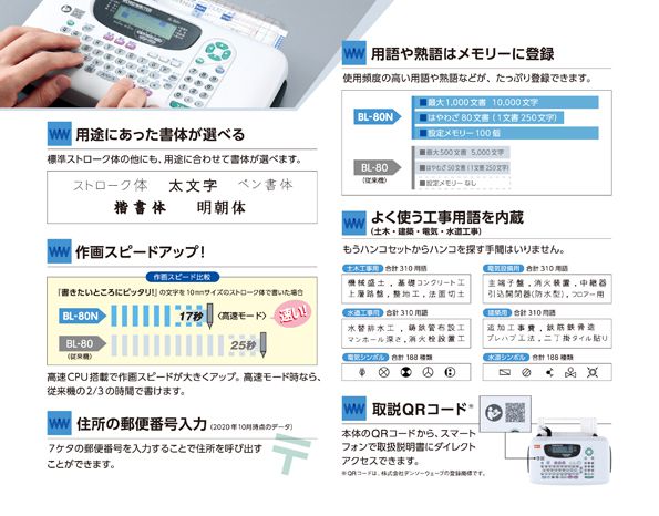 BL-80N | ワードライタ | マックス株式会社（MAX）