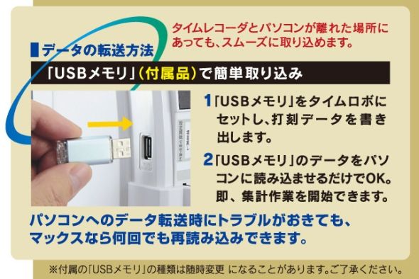 ER-201S2/PC | PCリンクタイムレコーダ（タイムロボ） | マックス株式 