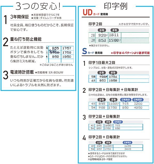 熱い販売 MAX ER-80SU タイムレコーダー