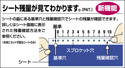 300タイプシート | 表示作成機(ビーポップ) 消耗品 | マックス株式