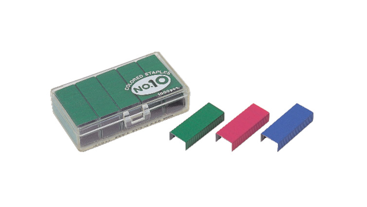 No.10-1Mブルー、グリーン、ピンク | 小型・10号針消耗品 | マックス
